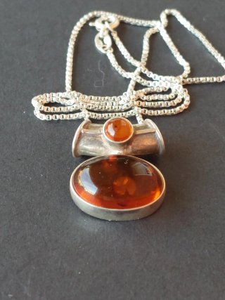 Conjunto Plata 925 con Ámbar