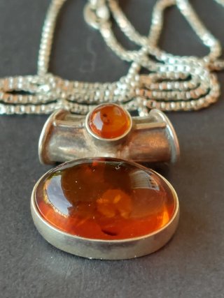 Conjunto Plata 925 con Ámbar