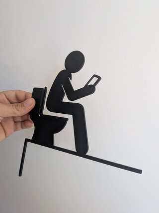 Omino 3D per porta