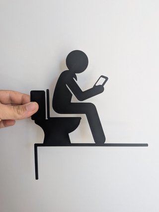 Omino 3D per porta