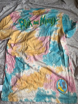 Camiseta Bershka x Rick and Morty Tie-Dye