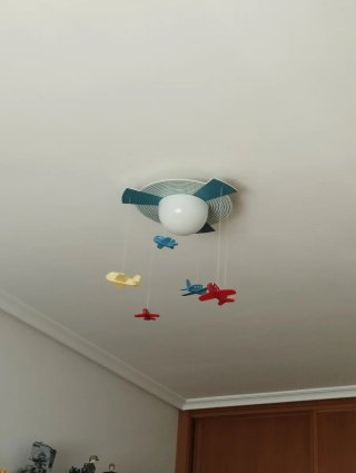 Lámpara Techo Infantil Aviones