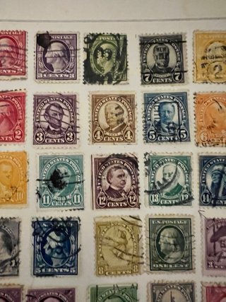 Lotto 60+ Francobolli USA Antichi (1908-1932)