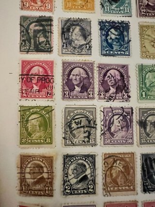 Lotto 60+ Francobolli USA Antichi (1908-1932)