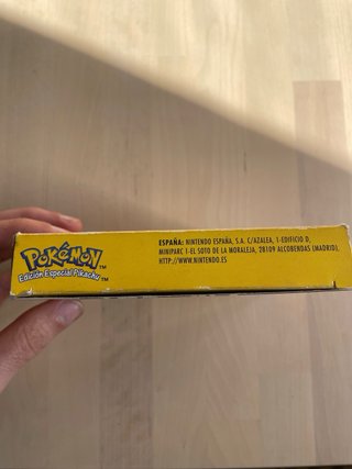 Pokémon Edición Pikachu Game Boy Amarillo