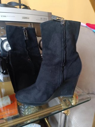 Botines ante negro Calvin Klein