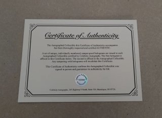 Foto Firmada Arnold Schwarzenegger Conan