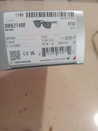 Gafas de sol Ray-Ban Wayfarer Negras modelo 2140
