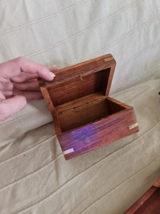 Set de Escritorio Vintage (70/80) Madera Artesanal
