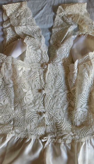Body Lenceria Vania Blanco Talla L