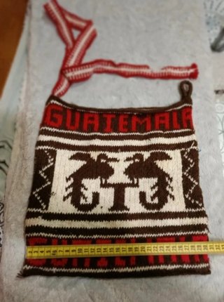 Bolsa artesanal Guatemala vintage