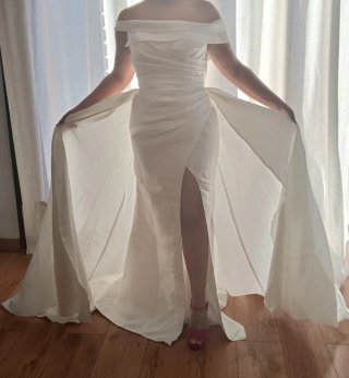 Vestido de Novia Blanco Elegante