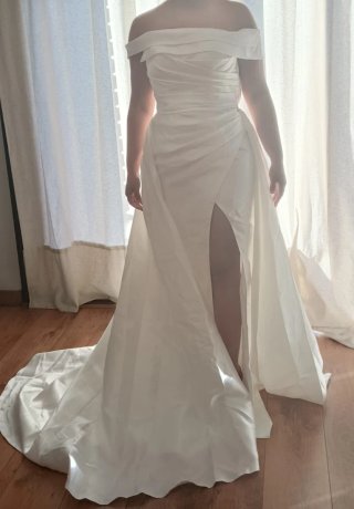 Vestido de Novia Blanco Elegante