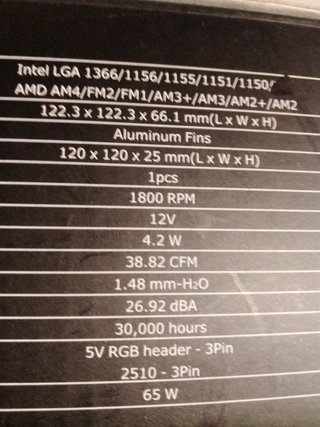 Disipador Thermaltake UX100 RGB LGA 1700