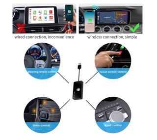 Adaptador CarPlay Inalámbrico Android Auto
