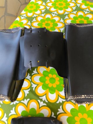 Alforjas de cuero para moto