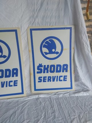 Letrero Skoda Service (x3)