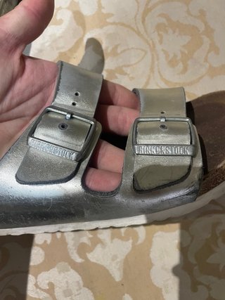 Sandalias Birkenstock Talla 39 Plata