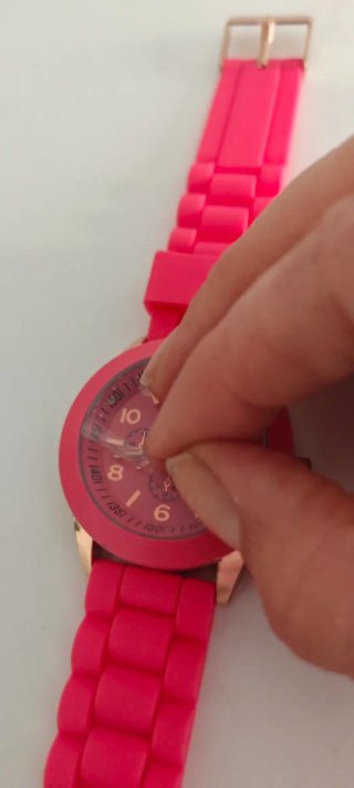 Reloj Veraniego Rosa y Dorado