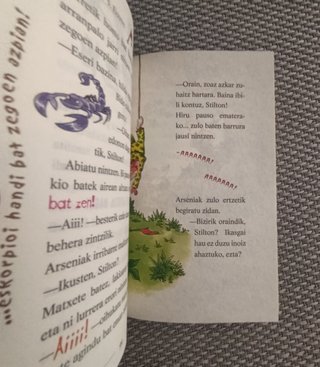 Geronimo Stilton 11 Euskera Lau sagu Oihan