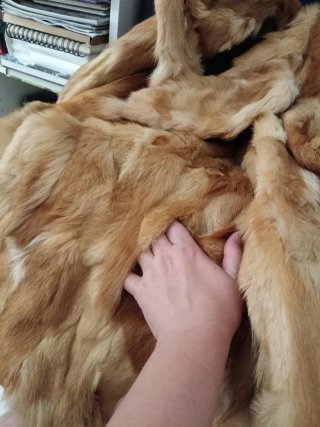 Abrigo de pelo natural ( precio algo negociable)