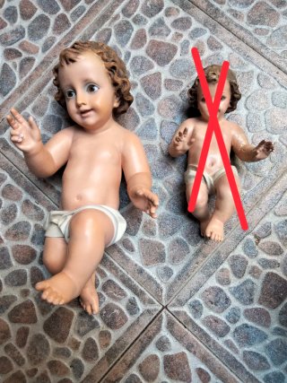 Niño Jesús escayola