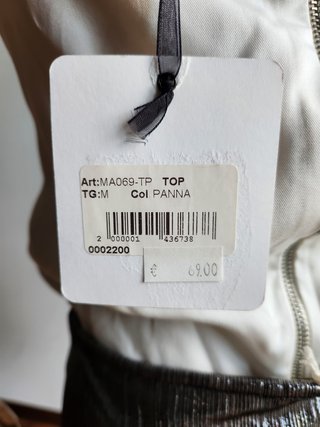 Completo elegante Top e Gonna Nuovi con Cartellino
