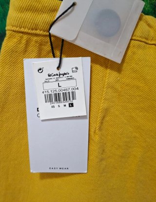 Falda pantalón mostaza