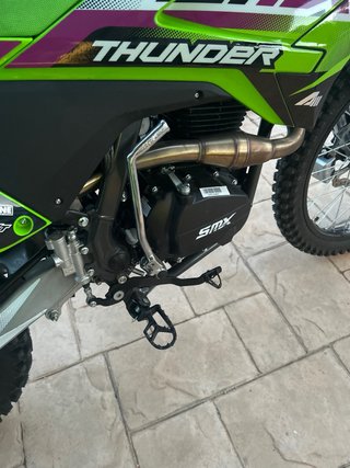 Moto Cross SMX Thunder Verde/Blanco