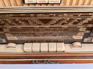 Radio Schaub-Lorenz válvulas vintage