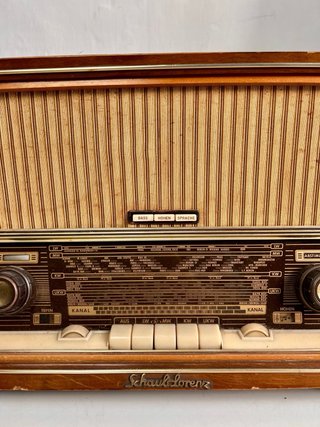 Radio Schaub-Lorenz válvulas vintage