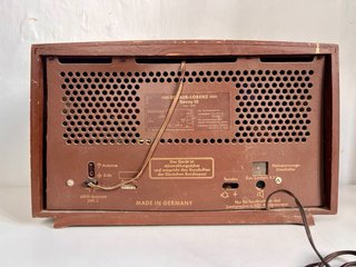 Radio Schaub-Lorenz válvulas vintage