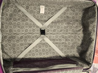 Maleta mediana Kipling morada