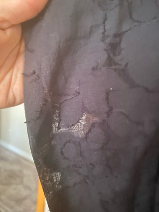 Vestido negro M con cinturón