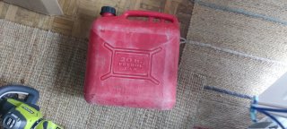 Bidón gasolina 20L Rojo