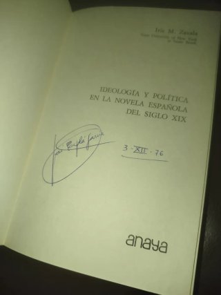 Ideología y política en la novela del siglo XIX