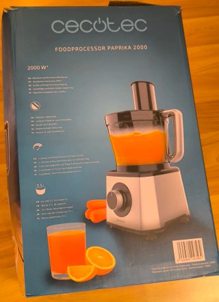 Procesador Alimentos Cecotec Paprika 2000