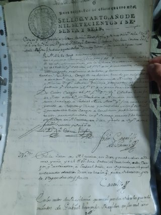 Lote 7 manuscritos antiguos