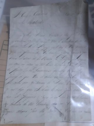 Lote 7 manuscritos antiguos