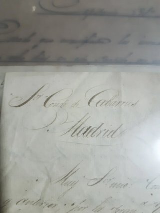 Lote 7 manuscritos antiguos