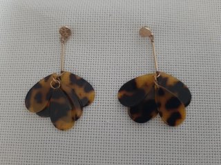 Pendientes largos nacar