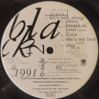 Vinilo Black. Pop Rock Internacional