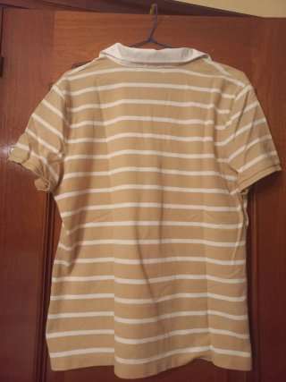 Camisero Lauren Ralph Lauren Talla M Rayas Beige/B