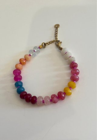 Pulsera Boho Piedras Multicolor