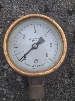 Manómetro de presión Kg/cm²