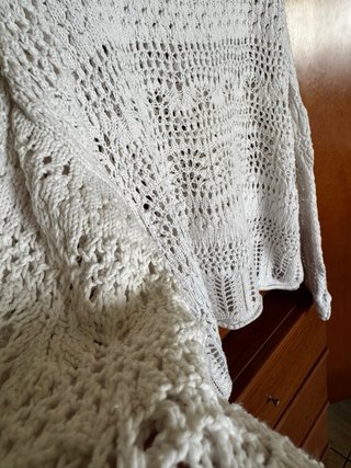 Jersey Stradivarius blanco talla M