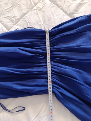 Vestido corto azul de verano