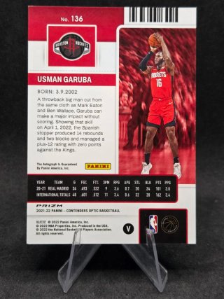 Usman Garuba - Auto Red Prizm