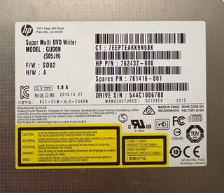 Grabadora DVD HP GUDON + SSD Kingston + RAM + Wifi