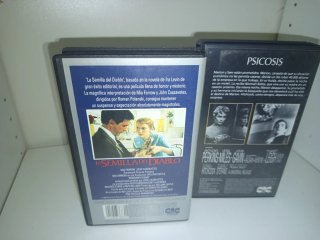 2 Películas VHS: Rosemary's Baby y Psicosis